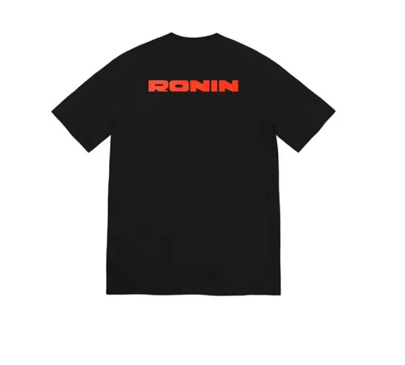 Co Movie and White RONIN branded TEE T-shirt 23SS Character Marvel XL S Black Animated M Ronin L 0612